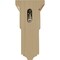 Ekena Millwork 4"W x 4 3/4"D x 8"H Small Reyes Wood Corbel, Rubberwood CORW04X04X08RYRW - alternate 4